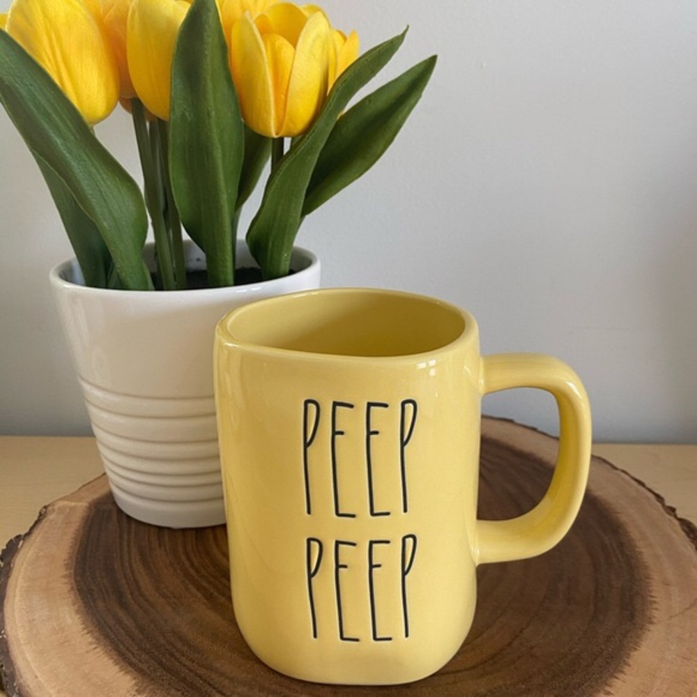 Rae Dunn Yellow Mug